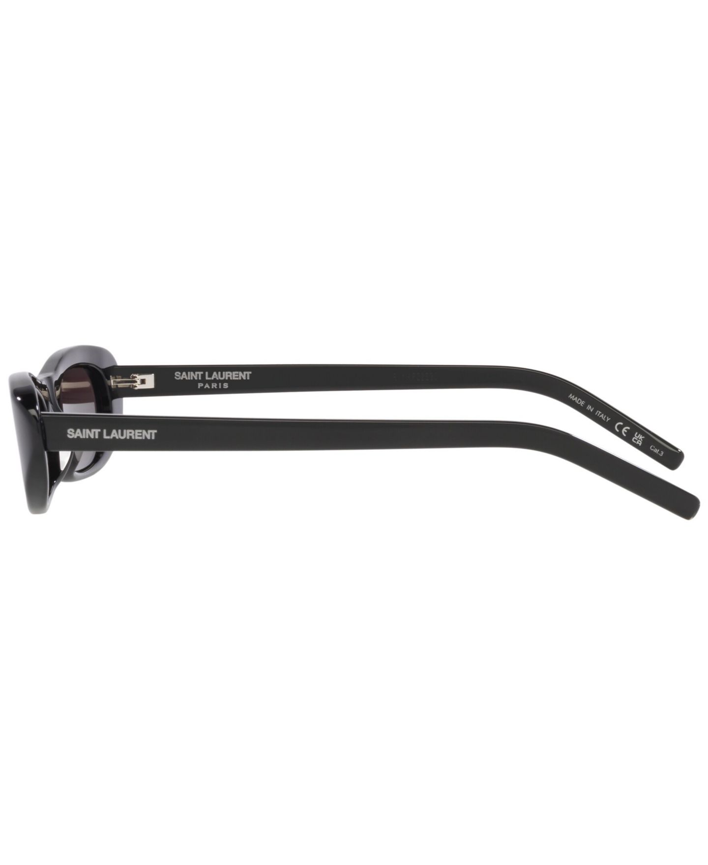 Женские солнцезащитные очки Saint Laurent Sunglasses, SL 557 Shade, цвет: Чёрный — фото 3