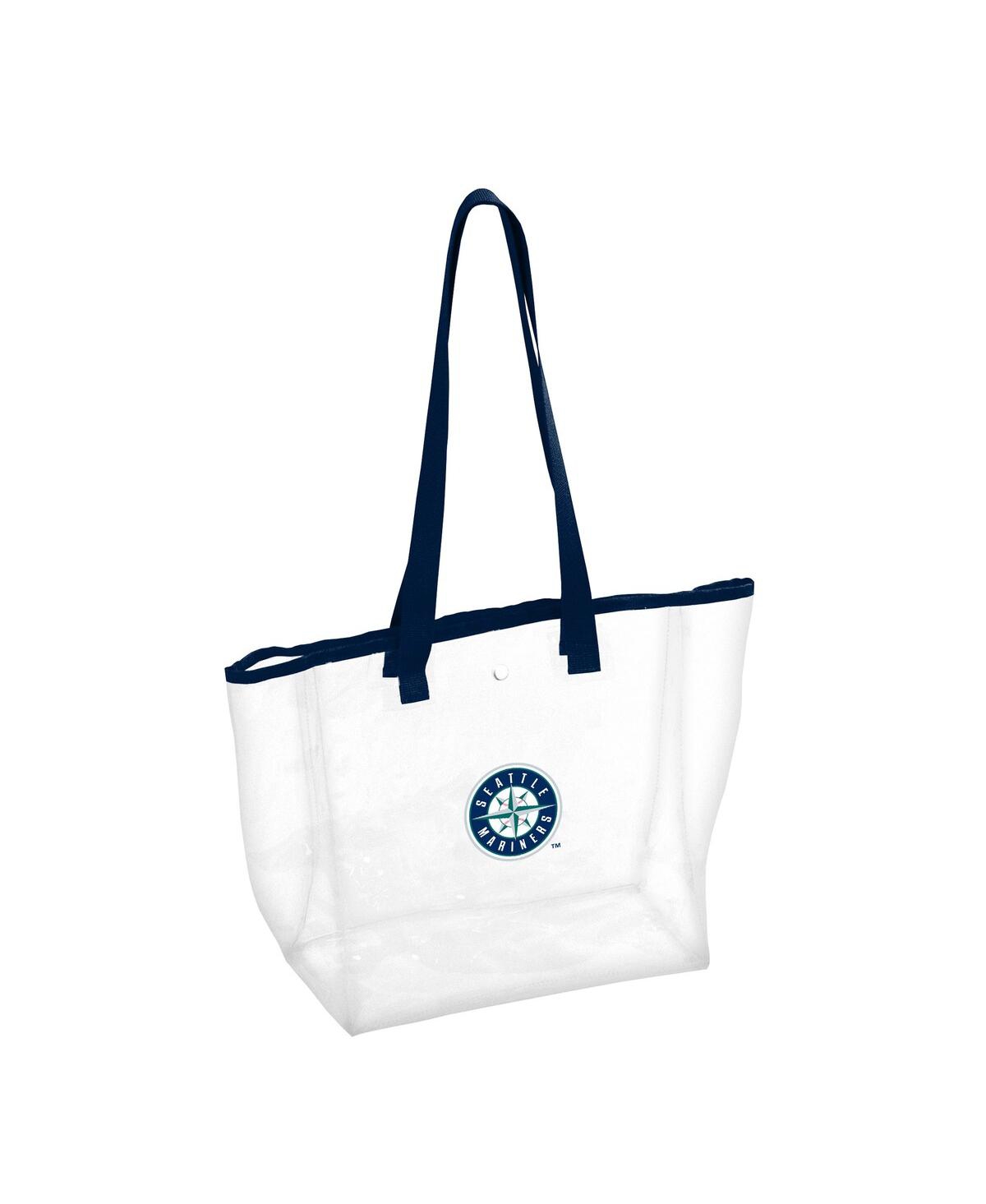 Logo Brands Women's Seattle Mariners Stadium Clear Tote In Navy