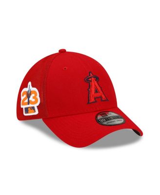 Men's New Era Red Los Angeles Angels 2023 Spring Training 39THIRTY Flex ...