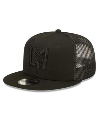 Men's New Era Black LAFC Logo Classic 9FIFTY Trucker Snapback Hat