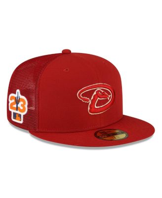 Men's New Era Red Arizona Diamondbacks 2023 Spring Training 59FIFTY ...