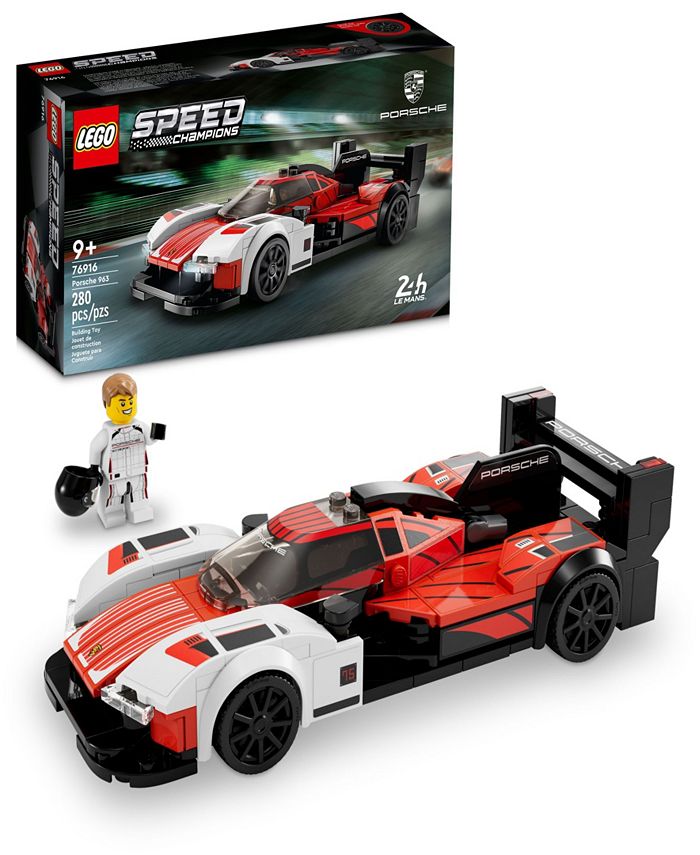 LEGO Speed 76916 Champions Porsche 963 Toy Sports Car Building