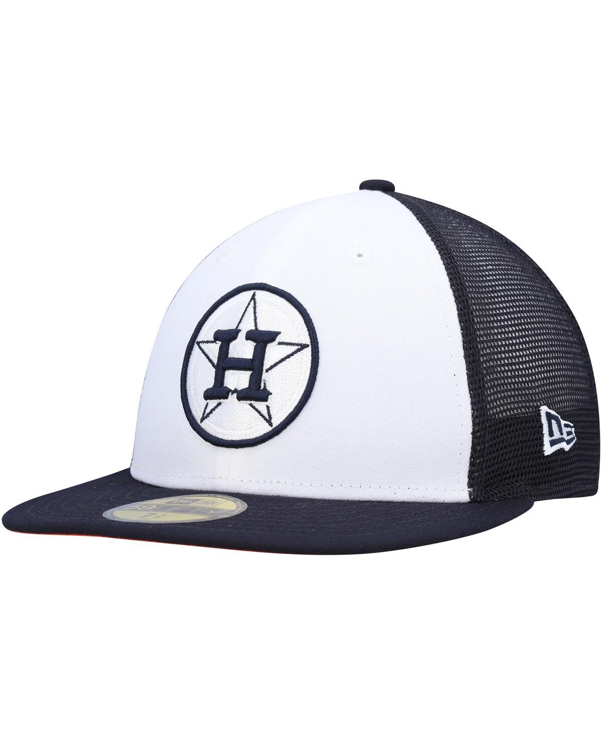 NEW ERA MEN'S NEW ERA NAVY AND WHITE HOUSTON ASTROS 2023 ON-FIELD BATTING PRACTICE 59FIFTY FITTED HAT 