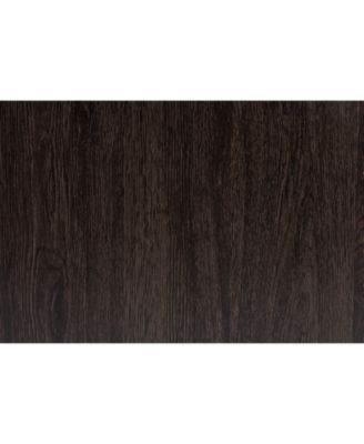 Glover Modern and Contemporary 21.7" Finished Wood and Finished Metal 2-Drawer Nightstand