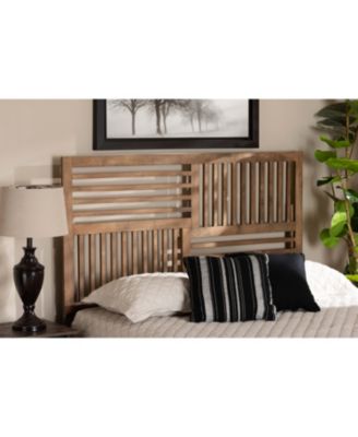 Adler Modern and Contemporary Transitional Queen Size Finished Wood Headboard