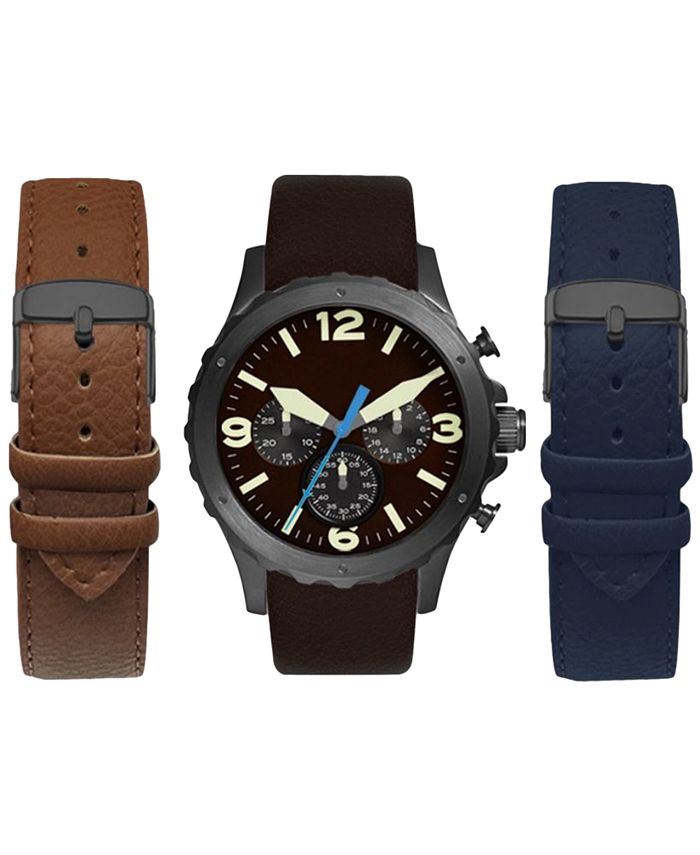 Interchangeable strap discount watch gift set