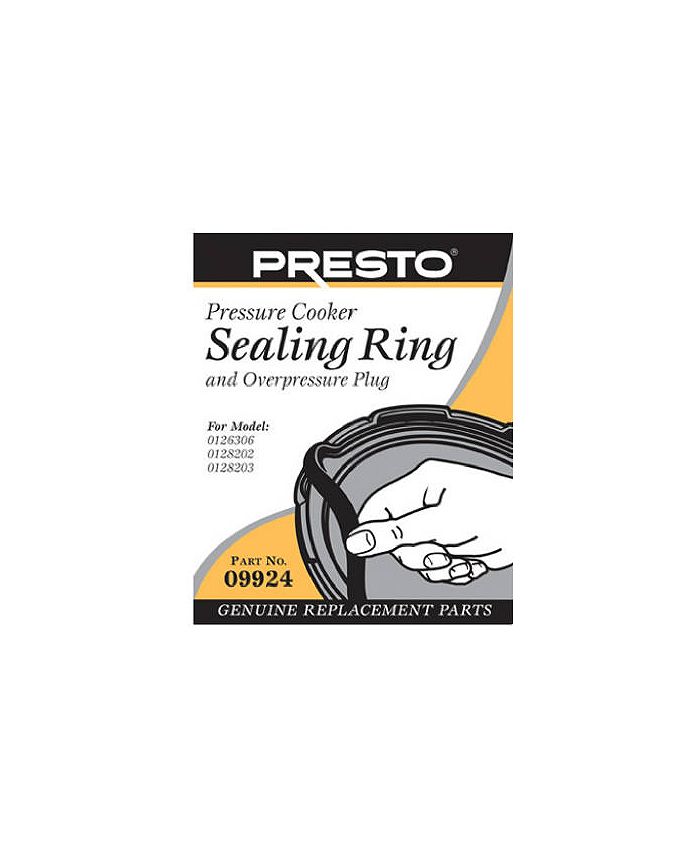 Pressure Cooker Sealing Ring/Overpressure Plug Pack (8 Quart