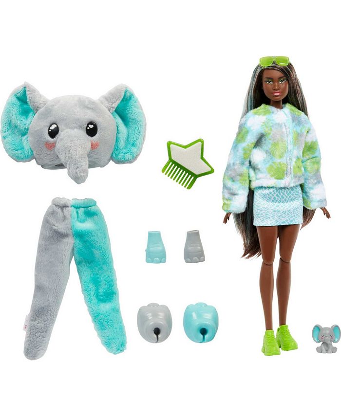 Barbie Small Dolls and Accessories, Cutie Reveal Chelsea Doll  with Tiger Plush Costume & 7 Surprises Including Color Change, Jungle  Series : Toys & Games