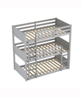 By Living Essentials Wood Capri Triple Bunk Bed