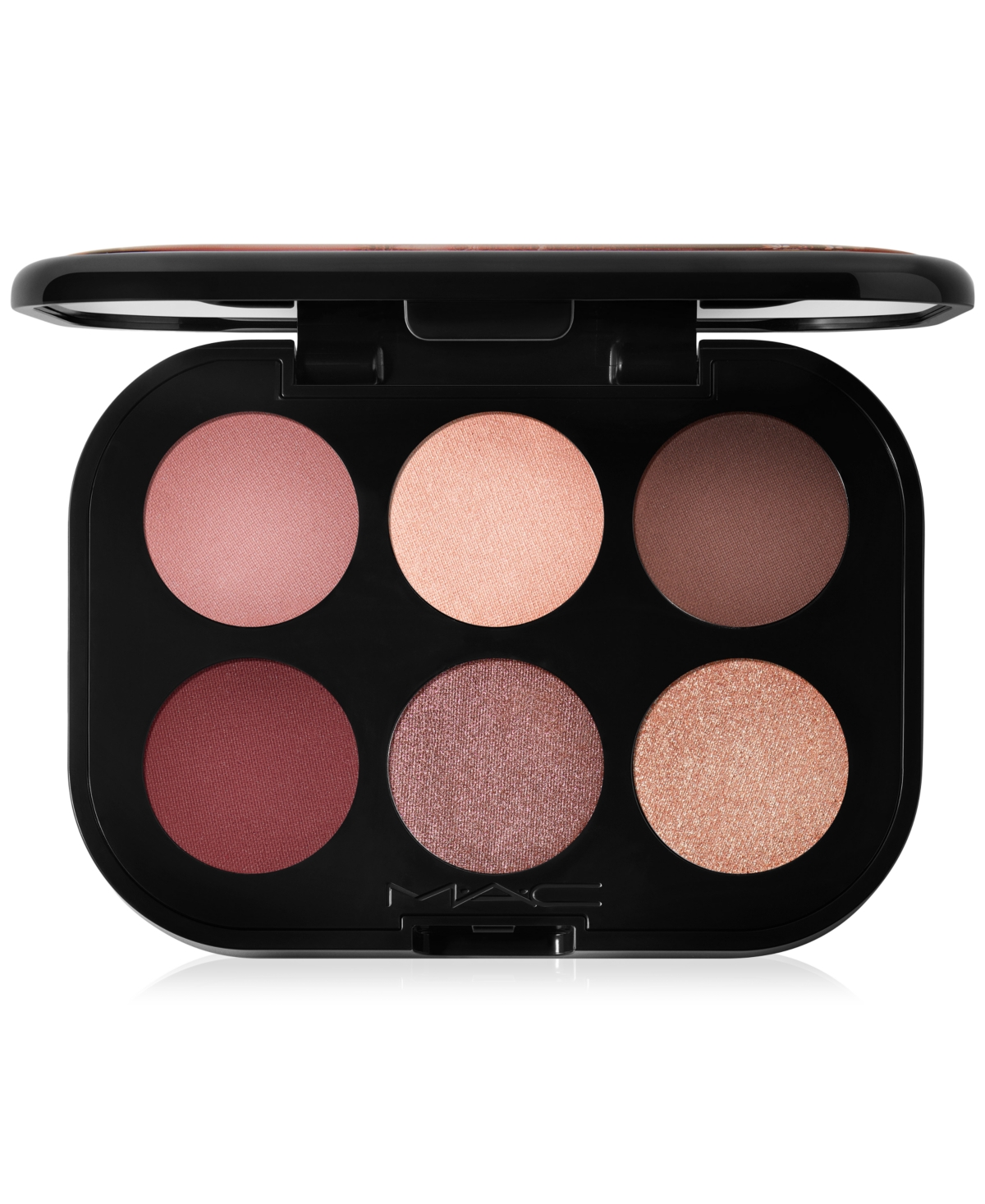 Mac Connect In Colour Eye Shadow Palette In Embedded In Burgundy