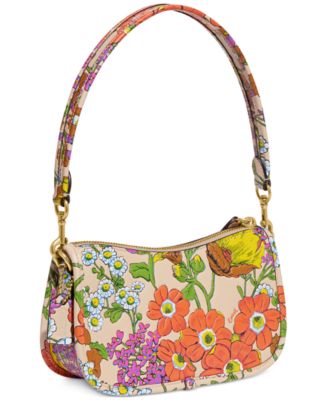 COACH The Coach Originals Floral Printed Leather Small Swinger 20 - Macy's