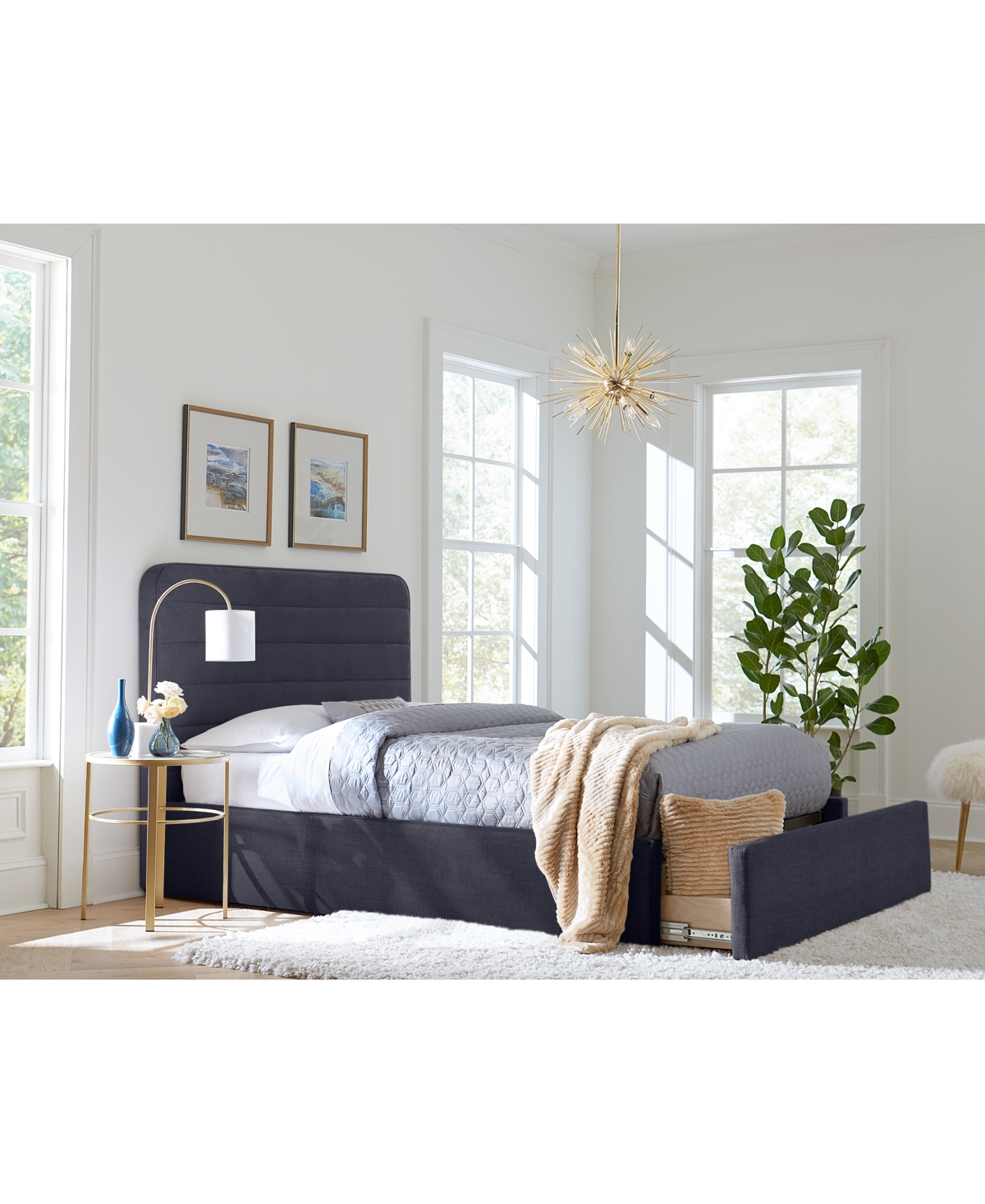 Haryan Upholstered Storage Bed