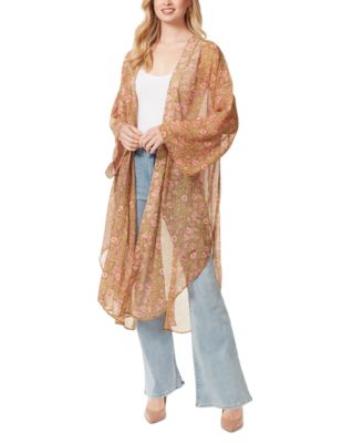 Jessica Simpson - Women's Blaine Floral-Print Kimono