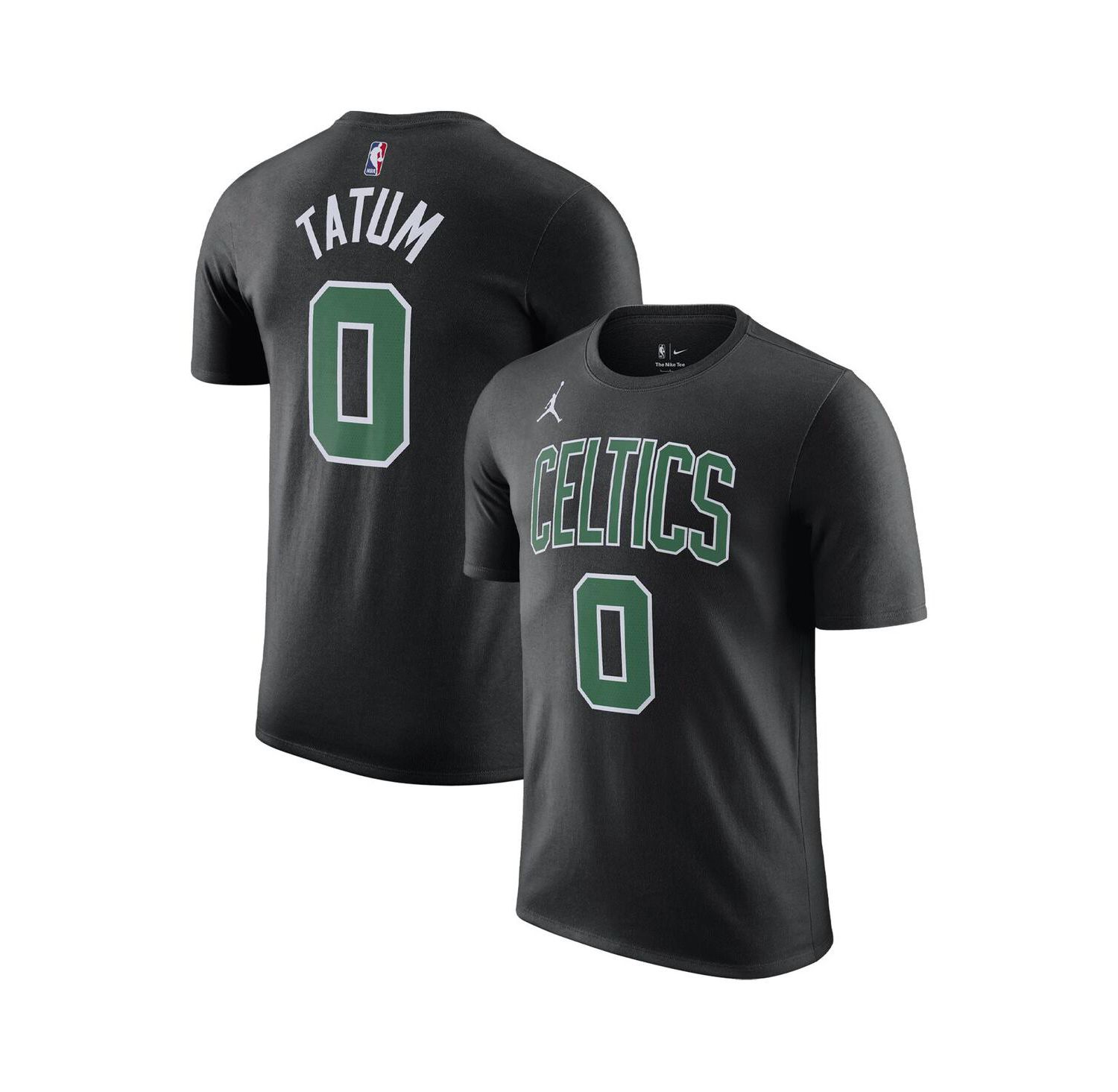 Men's Jayson Tatum Black Boston Celtics 2022/23 Statement Edition Name and Number T-shirt