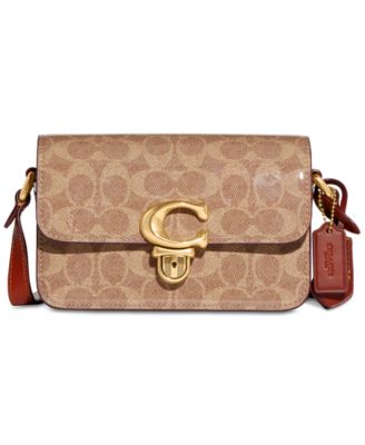 COACH - Patent Signature Leather Studio Mini Shoulder Bag 19