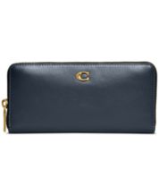 COACH Essential Coated Canvas Signature Mini Trifold Wallet - Macy's