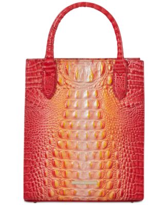 Carolina Herrera Embossed All Over Print Scarf Attached Tote Bag