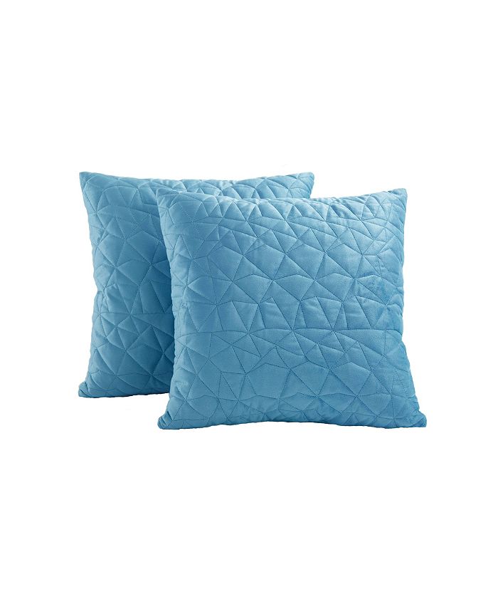 Lush Décor Quilted 2 Pack Decorative Pillow, 18"x18" Macy's