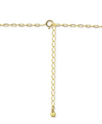 Cubic Zirconia Octagon Bezel Solitaire Pendant Necklace, 16" + 2" extender, Created for Macy's