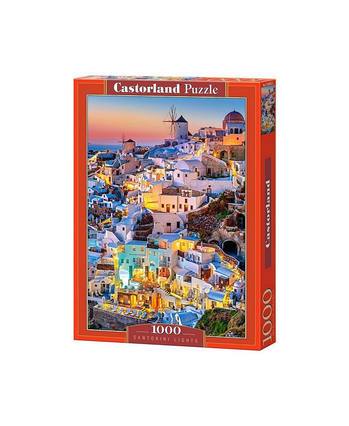 Castorland Santorini Lights Jigsaw Puzzle Set, 1000 Piece Macy's