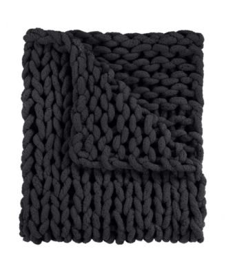 Chenille Knitted Throw, 40" x 50"