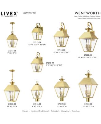 Wentworth 3 Light Outdoor Large Post Top Lantern