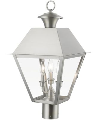 Wentworth 3 Light Outdoor Large Post Top Lantern