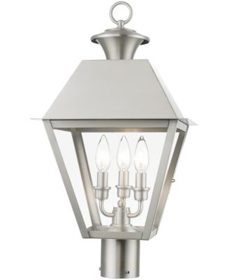 Wentworth 3 Light Outdoor Large Post Top Lantern