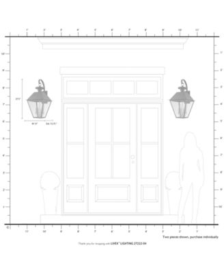 Wentworth 4 Light Outdoor Wall Lantern