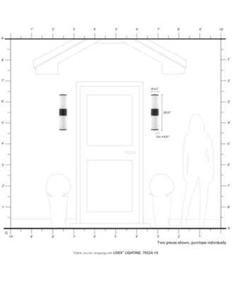 Norfolk 2 Light Outdoor Wall Lantern