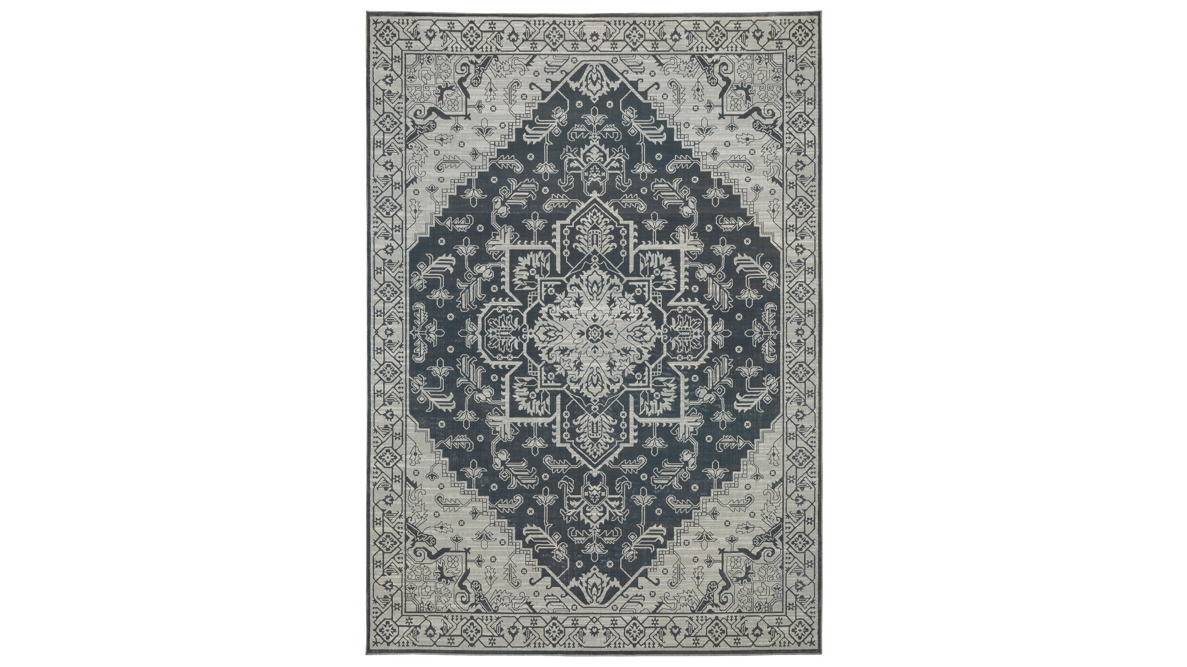 Oriental Weavers Intrigue INT07 6'7" x 9'6" Area Rug