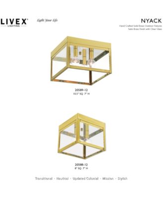 Nyack 2 Light Flush Mount