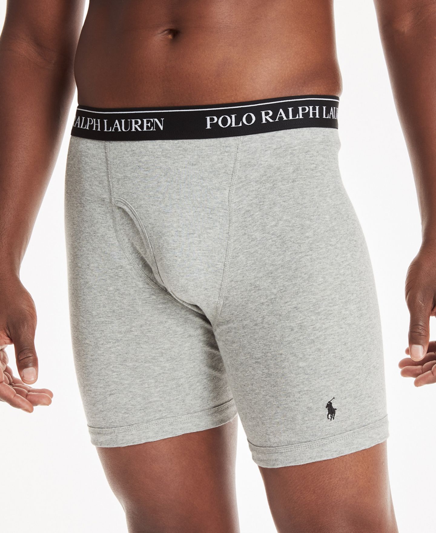 Трусы-боксеры Classic-Fit для мужчин, 3 шт. — Polo Ralph Lauren, цвет: Assorted — фото 2