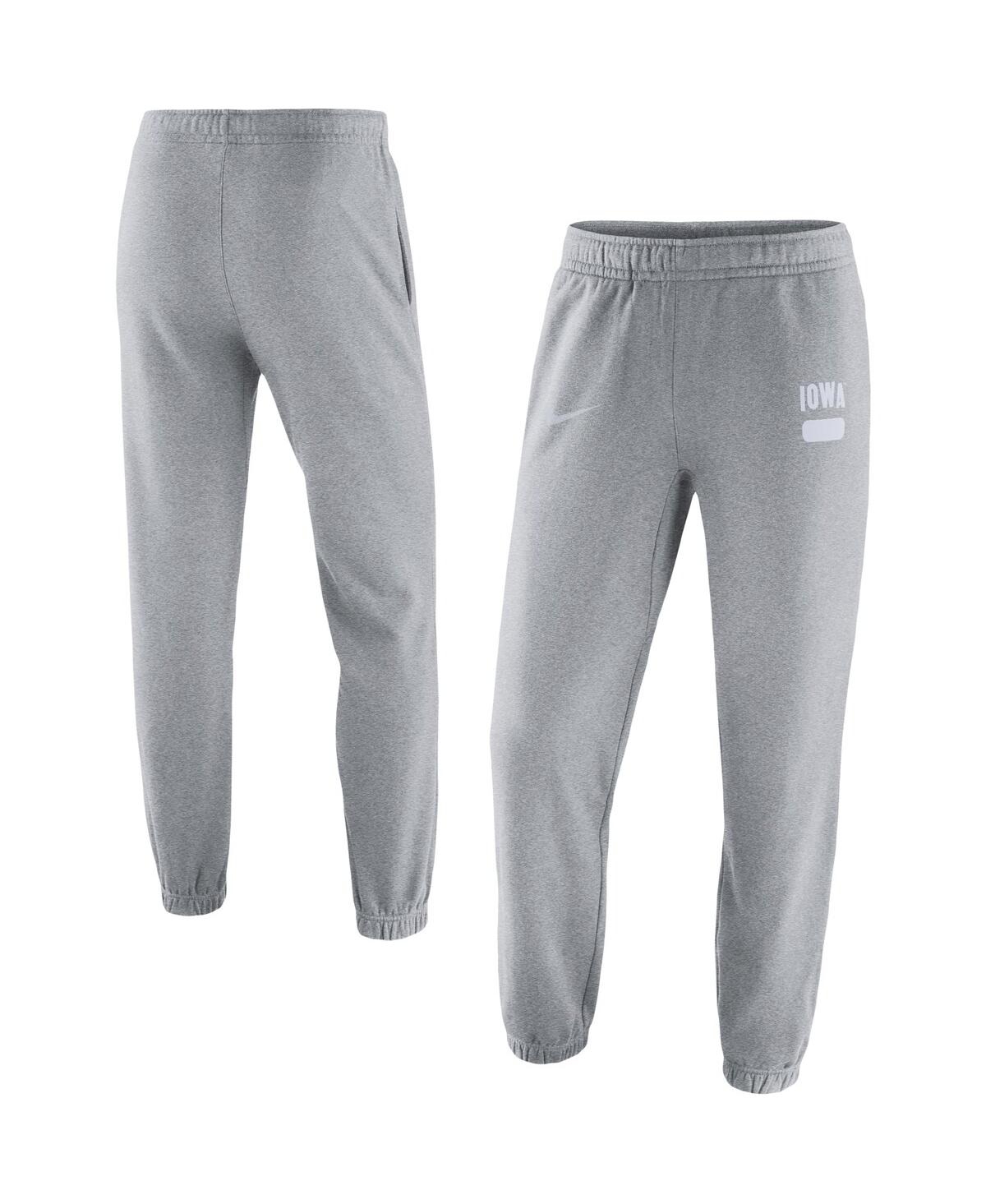 Nike Heathered Gray Michigan State Spartans Saturday Fleece Pants In Heathered Gray