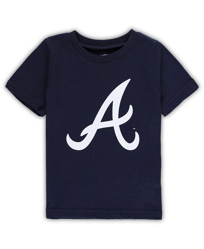 Youth Navy Atlanta Braves T-Shirt 