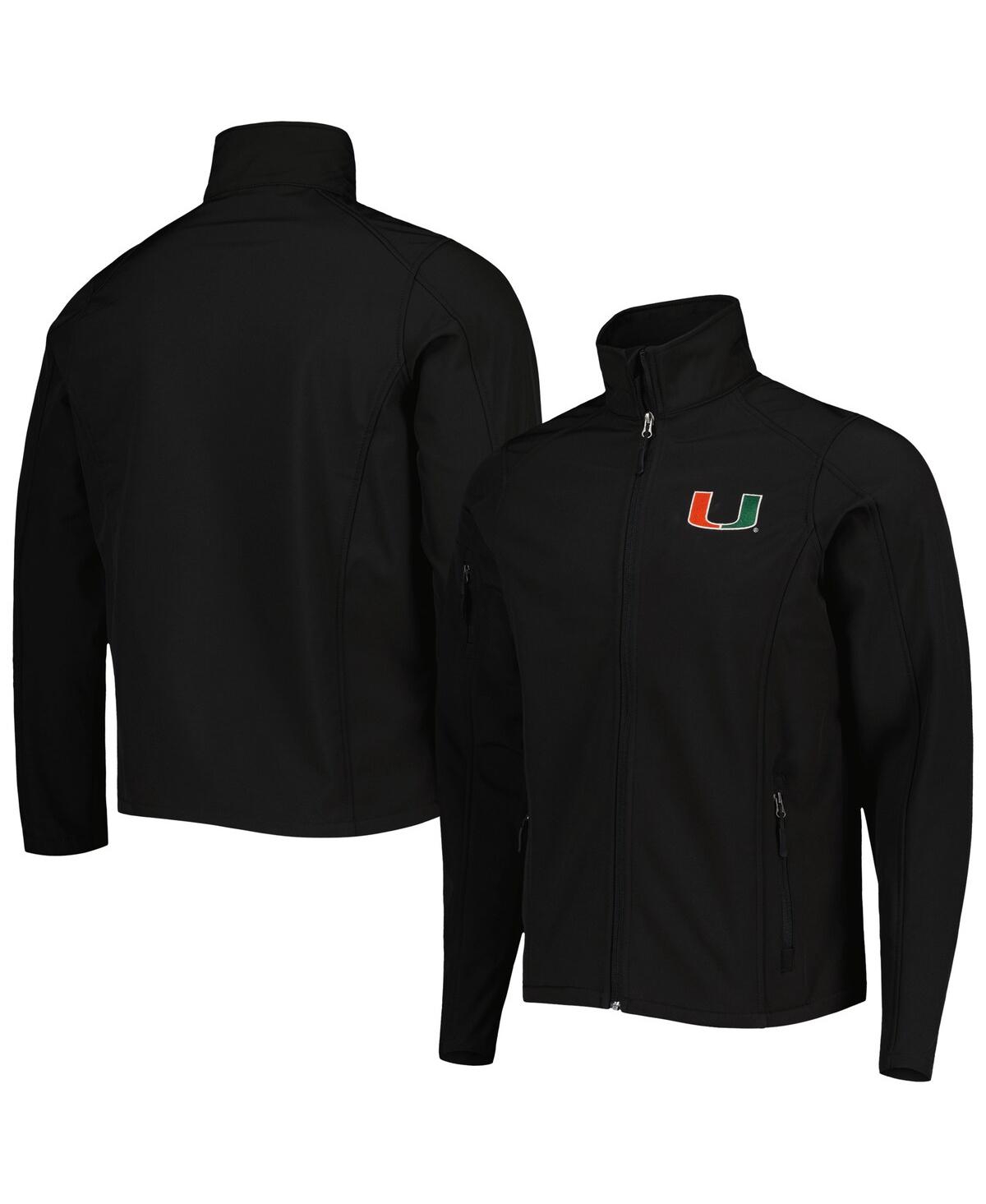 Dunbrooke Men's  Black Miami Hurricanes Sonoma Full-zip Jacket