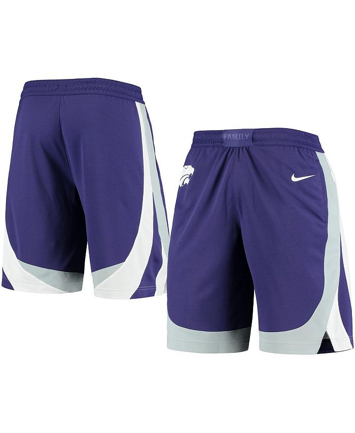 Nike Men's Purple Kansas State Wildcats Team Replica Basketball Shorts ...