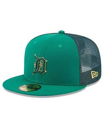 Detroit Tigers New Era White Logo 59FIFTY Fitted Hat - Kelly Green