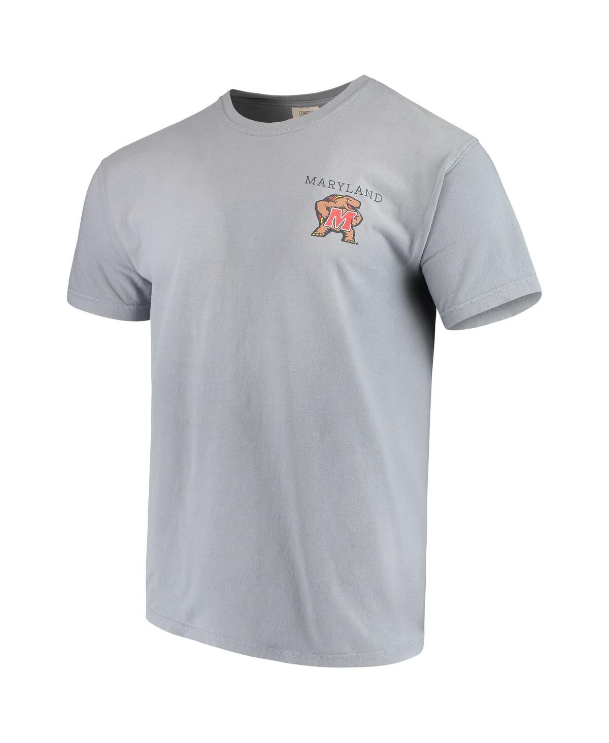 Shop Image One Men's Gray Maryland Terrapins Team Comfort Colors Campus Scenery T-shirt
