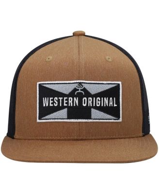 Men's Tan, Black Holley Trucker Snapback Hat