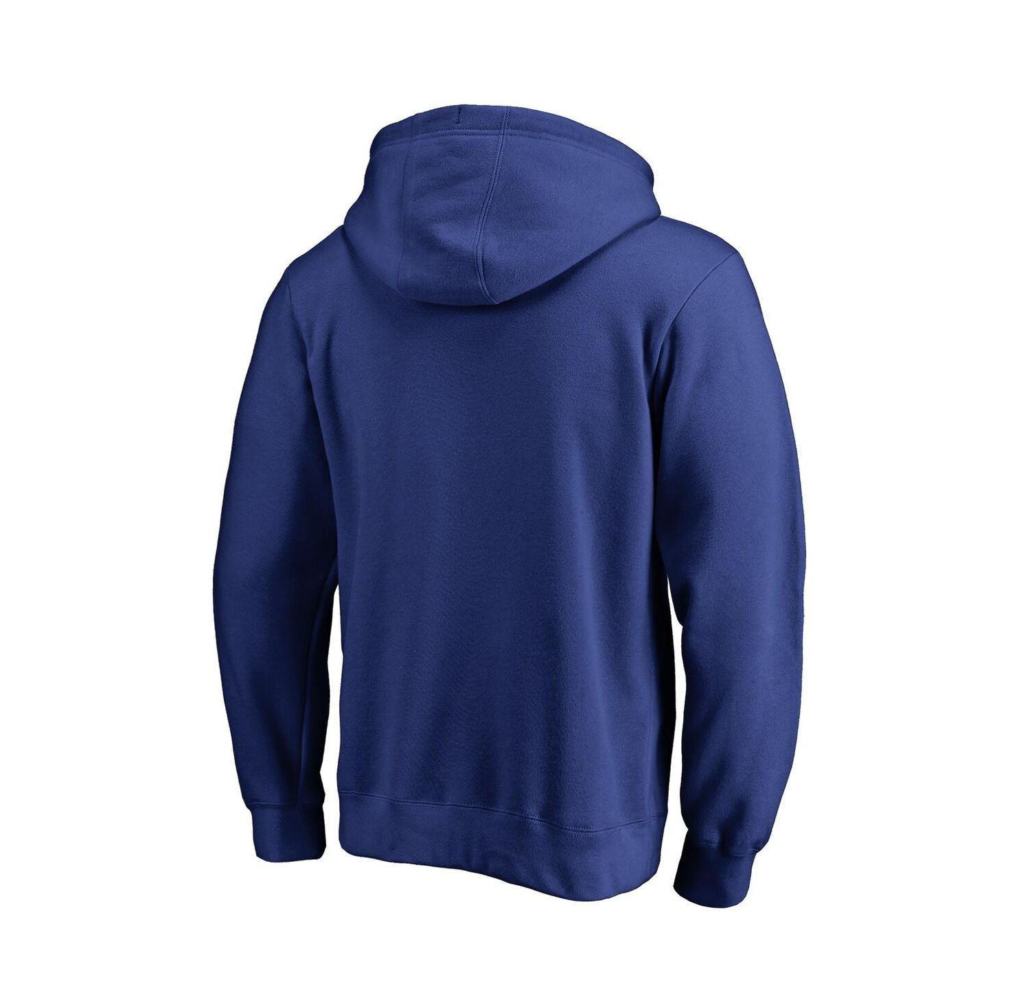 Men's Royal Chicago Cubs Static Logo Pullover Hoodie