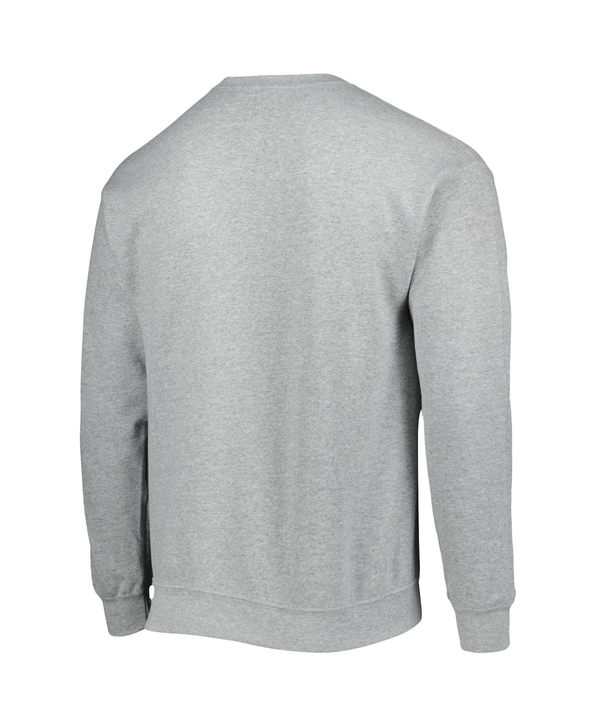 Shop Tones Of Melanin Men's  Gray Hampton Pirates Pullover Sweatshirt