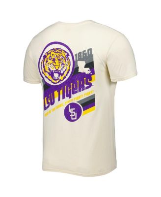 Men's Cream LSU Tigers Vault Vintage-Inspired Comfort Color T-shirt