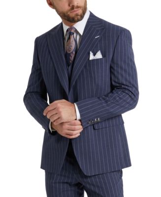 Tayion Collection Men's Classic-Fit Pinstripe Suit Jacket - Macy's