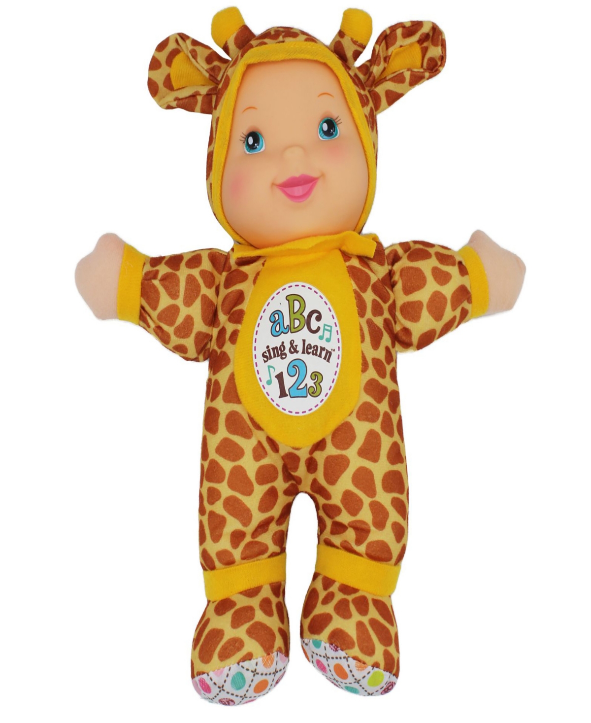 Baby's First By Nemcor Babies' Goldberger Doll Sing Learn Giraffe Bi-lingual English And Spanish In Multi