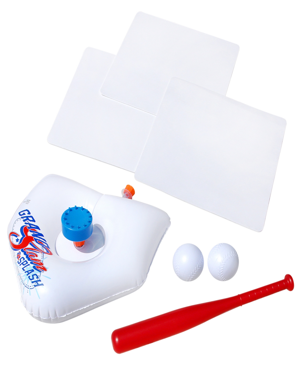 Banzai Kids' Splash Slam Baseball T-shirt Sprinkler Water Sports Game, Plastic Bat, 2 Plastic Balls, Home Plate B In Multi