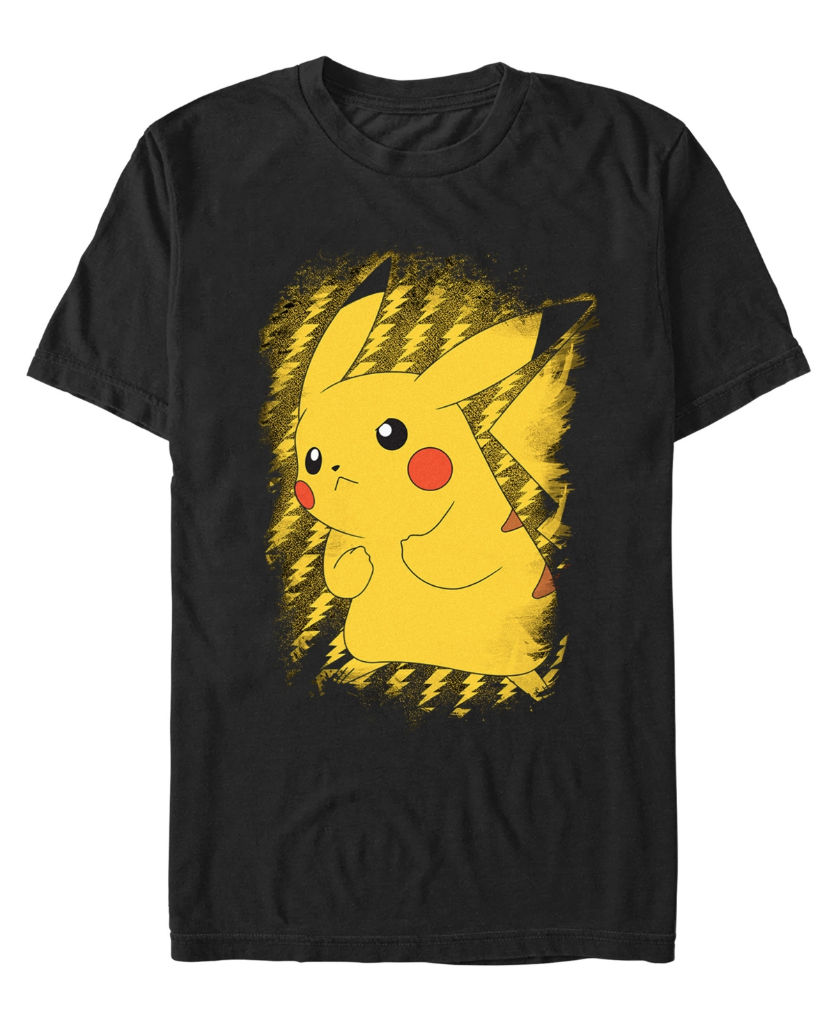 Fifth Sun Men's Pikachu Brushy Short Sleeve T-shirt In Multicolor