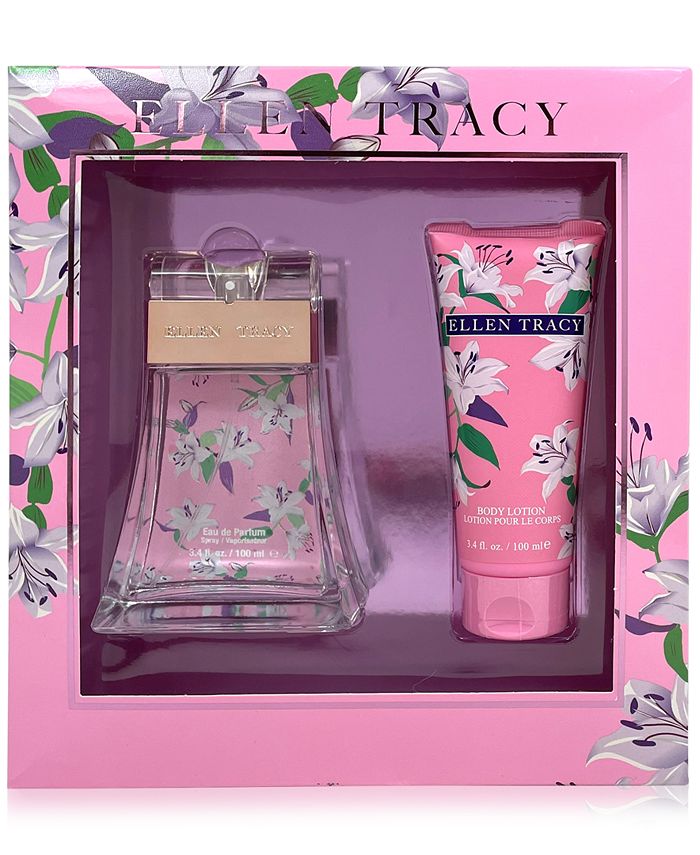 Ellen Tracy 2-pc. Classic Floral Sparkling Eau de Parfum Gift Set Eau de Parfum, Body, Perfume, Musk Rose Floral, Cashmeran Liquid, Moisturizer