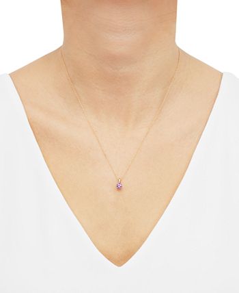 Macy s Birthstone Pendant in 14k Gold or 14k White Gold Macy s