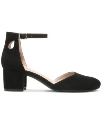 Women's Izzee Memory Foam Block Heel Dress Pumps, Created for Macy's